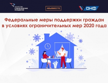 Федеральные меры поддержки граждан в условиях ограничительных мер 2020 года
